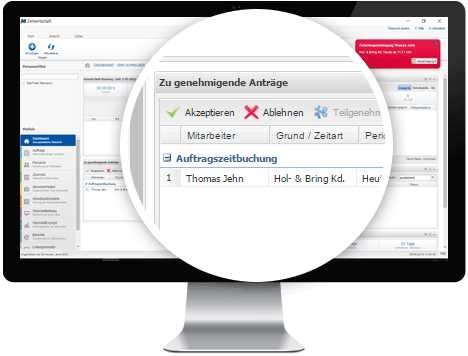 KFZ-Zeiterfassung - Workflow Antragswesen
