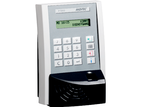 Zeiterfassungsterminal mit Fingerprint